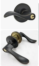 Schlage J54-SEV Seville Single Cylinder Keyed Entry Door Lever - Bronze