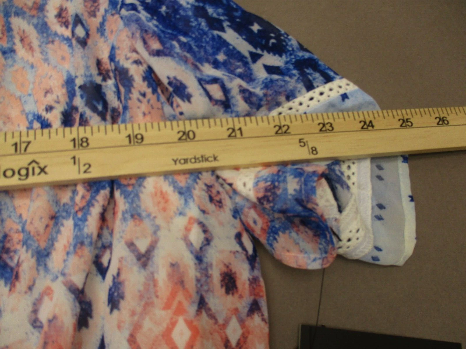 Abito donna nuovo con etichette Alyx taglia 18W scollo a scoop manica corta spalle fredde volant 589