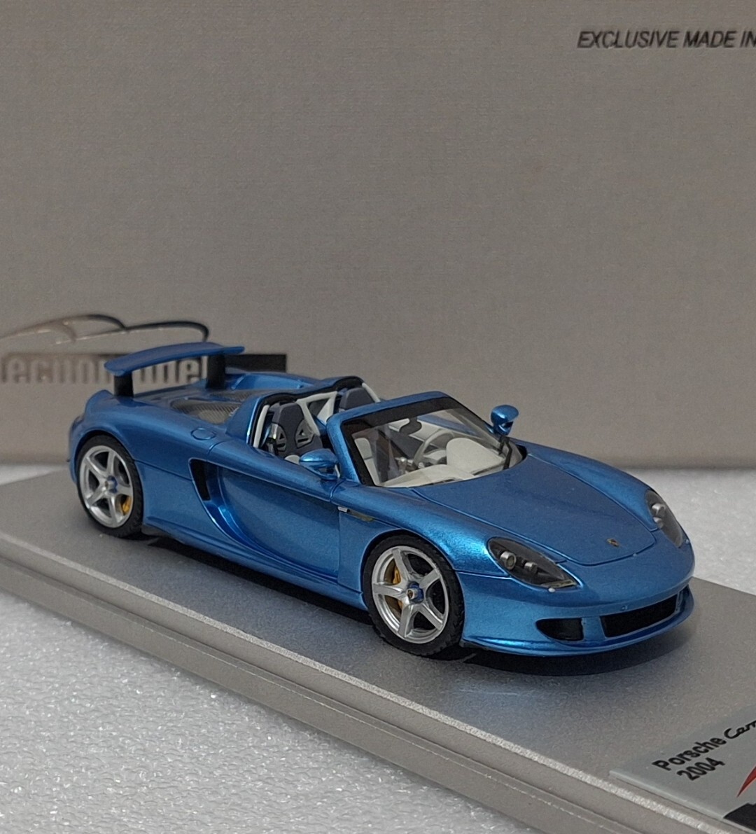 Porsche Carrera GT 2004 Met Blue Targa 1:43 Tecnomodel No