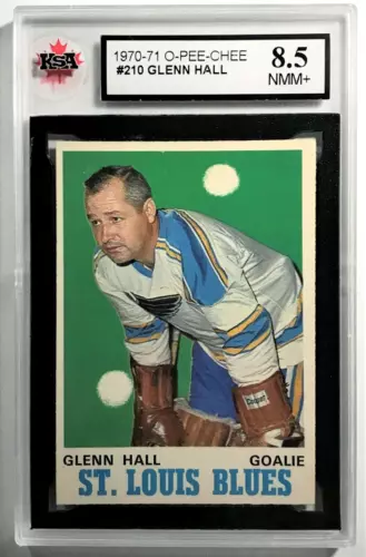 1970-71 O-Pee-Chee #210 Glenn Hall KSA 8.5