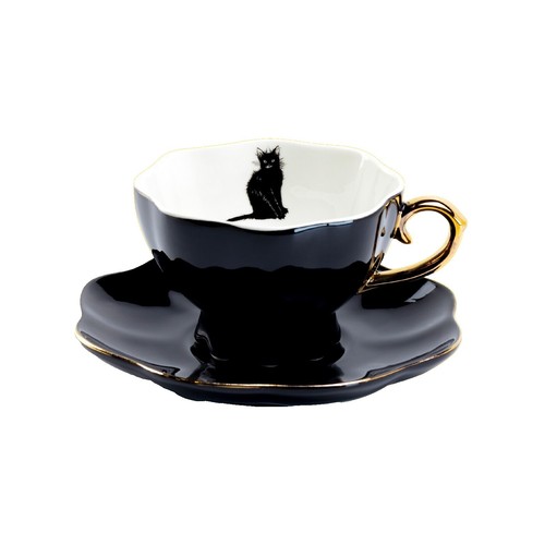 Sheffield Imperial Gold 504 W Fine China Saucers Japan Set of 6