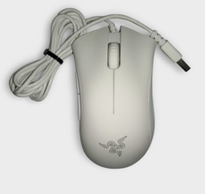 Razor Deathadder Essential Wired Gaming Mouse (RZ01-03850200) Tested/Works.