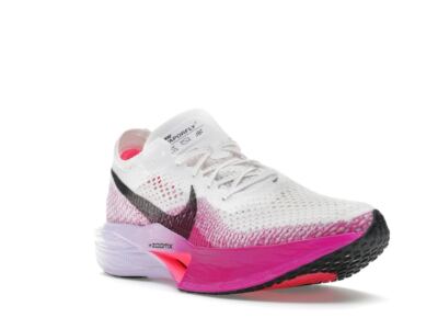 新品 W ZOOMX VAPORFLY NEXT% 3 白紫 24cm Nike ZoomX VaporFly Next% 3 White Vivid Purple - DV4129-104