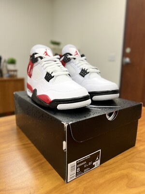 靴 AJ4 Red Cement AIR JORDAN 4 