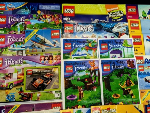 Lote de 20+ Libros Lego Surtidos Manuales de Instrucciones Amigos Sistema Legoland Elfos - Imagen 6 de 7