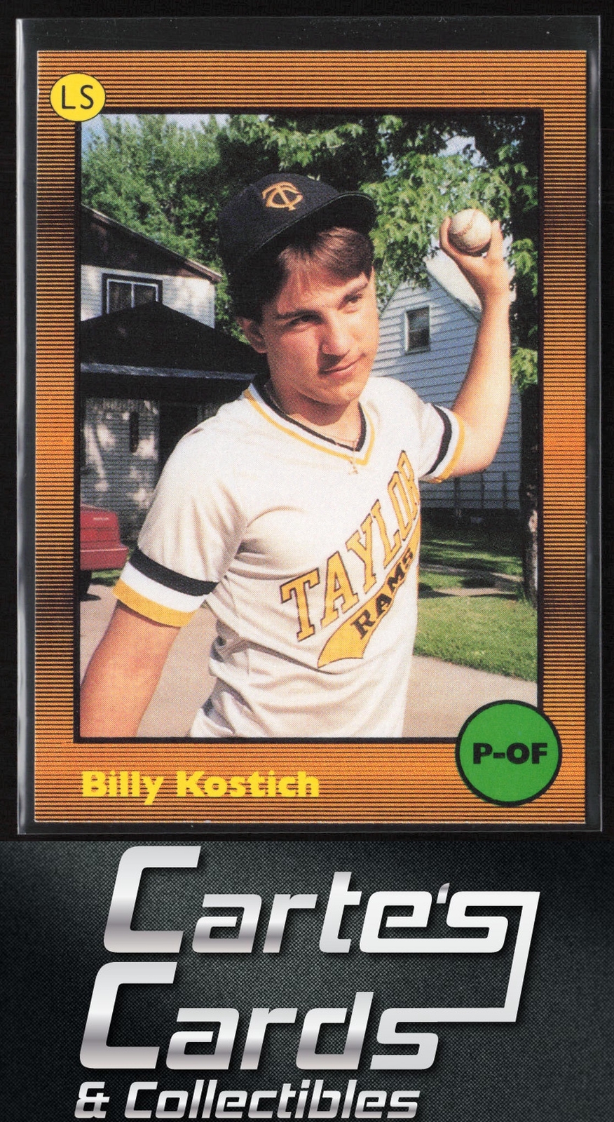 Bill Kostich 1989 Little Sun High School Prospects #15 Seattle Mariners