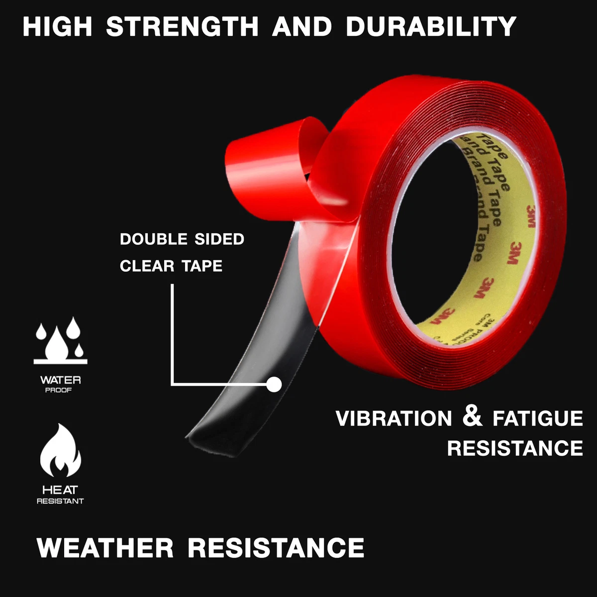 Extreme Double-Sided Tape permanent 12mm x 10m - buy now