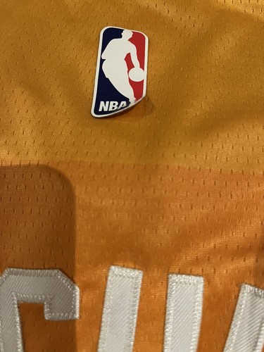 Nike Utah Jazz Jersey Size 50 Nikeconnect Swingman Donvan Mitchell #45 Orange - Picture 6 of 6