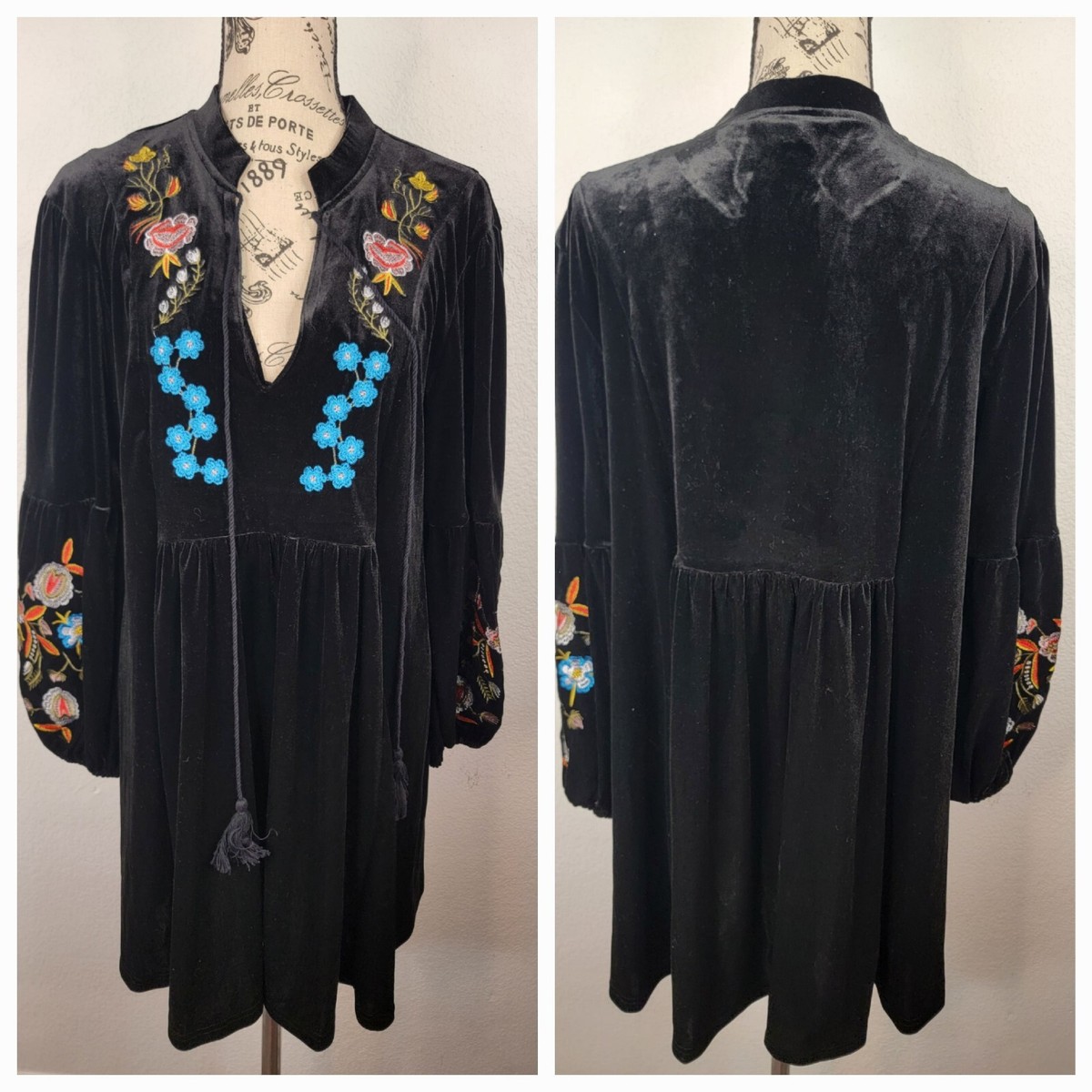 roiii fashion velvet embroidered dress Ready To Wear 2 Pcs Velvet Dress By Zaiwa 01 – The Zaibai main image 0