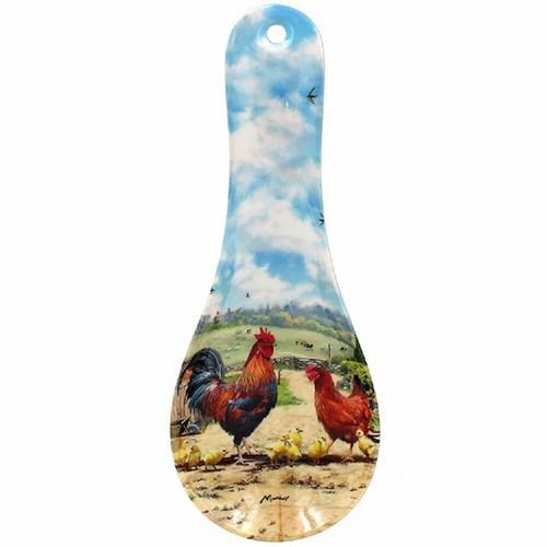 Lesser & Pavey - Melamine Large Spoon Rest / Teabag Tidy - Various Designs - Picture 4 of 19