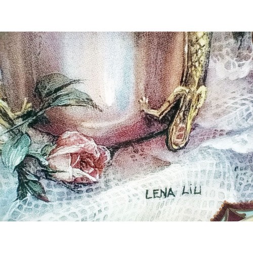 Magic Makers Plate By Lena Liu Fairy Fairies Bradford Exchange Floral 8.25” 1993 - 第 10/12 張圖片
