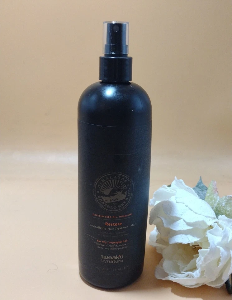 Tweak'd By Nature Restore Revitalizing Hair treatment Mist 16 oz New With Pump  - Image 2 of 4