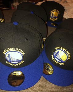 warriors fitted hat