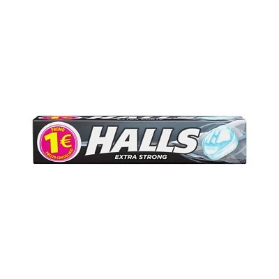 Halls caramelle extra forte 20 blister 32 gr Con zucchero