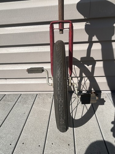Vintage Unicycle Troxel 17.5" Wheels - 33" Height - Picture 6 of 15