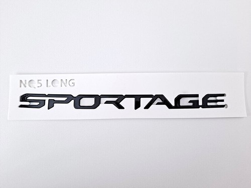 Matt Black Front or Rear or Lettering or Logo Emblem (Fits: 2022 2024 Sportage) - Picture 9 of 18