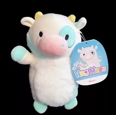Squishmallows 10  Belana [SALE was 59.99] The Cow Hugmees Fuzzy Belly Rare BNWT