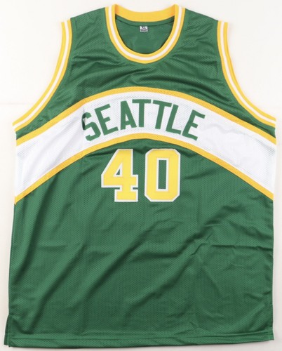 Shawn Kemp Authentic Signed Pro Jersey Autographed JSA Cert Seattle Supersonics! - Picture 3 of 4