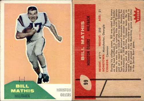 1960 Fleer Football Complete Your Set #1-132! You Pick! - Picture 34 of 44