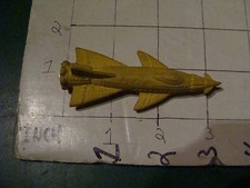 vintage DIENER Eraser: yellow SPACE SHIP ROCKET---ALTAIR--