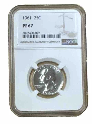 1961 Washington Quarter 25C NGC PF67