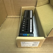 ICC PATCH PANEL VERTICAL CAT 5E 12-PORT ICC-ICMPP12V5E BRAND NEW, Open Box