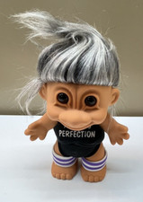 Vintage Aged to Perfection Troll Doll Russ Gray Hair 8
