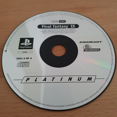 Final Fantasy IX, 9, CD 4 von 4, PS1, Playstation 1