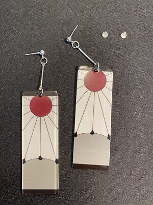 Kamado Tanjirou Boucles d'oreilles Hanafuda série Demon Slayer Kimetsu