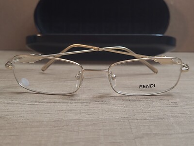 FENDI F670R 714 Eyeglasses Frames Gold w. Yellow diamond  display picture 1