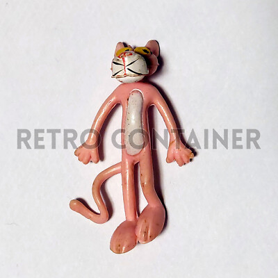 Vintage Rubber Toys - The Pink Panther - Pink Panther 80er Jahre Überraschung Gummi