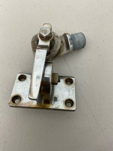 Stainless Steel Marine 4 Way Antenna Ratchet Flush Mount 1"
