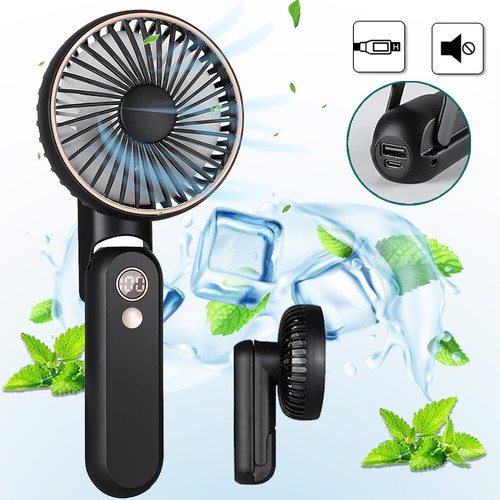 Falten USB Ventilator Tragbarer Handventilator Mit 2000mAh Akku Schwarz DHL - Bild 11 von 16