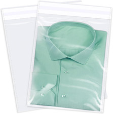 - 100 Count - 10" X 13" Clear Cellophane Bags Self Seal- Cello Large Resealable