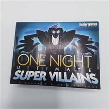 One Night Ultimate Super Villains Game by Bezier Games VGC RARE in UK
