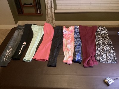 Girls lot of 9 leggings size 8