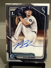 🔥 2024 Bowman Draft Ryan Sloan Chrome Prospect Auto CPA-RS RC 🔥