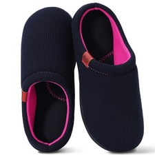 House Slippers for Woman with Arch Support Coolmax Breathable Comfy Memory F...