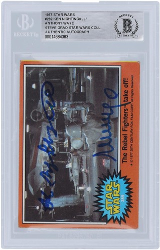 1977 Topps Star Wars #289 The Rebel Fighters take off! — AUTH (grade unconfirmed)