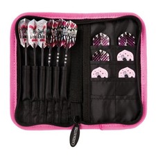 Casemaster Deluxe Pink Nylon Dart Case - MULTI ONE SIZE