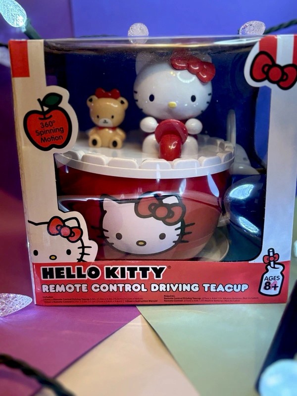 New Remote Control Hello Kitty Teacup In Original Packaging Red Bow Collectible