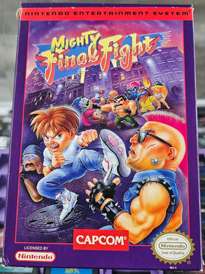 Mighty Final Fight (Nintendo, NES) 100% Authentic & Working CIB Boxed