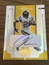 2004 Ladainian Tomlinson Leaf Certified Materials Gold Auto 9/10