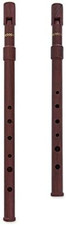 Woodi WI-921W WI-922W Set of 2 Irish Whistle Wood Grain Key of C & Key of D Tin
