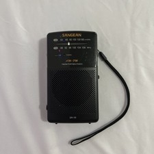 Sangean SR-35 AM/FM Pocket Analog Radio, Black