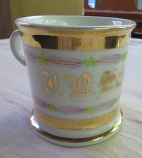 Vintage Personalized Shaving Mug - J.B. Schumacher
