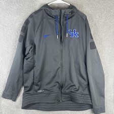 Kentucky Wildcats Jacket Mens XL Gray NCAA Basketball Nike Therma-FIT Elite