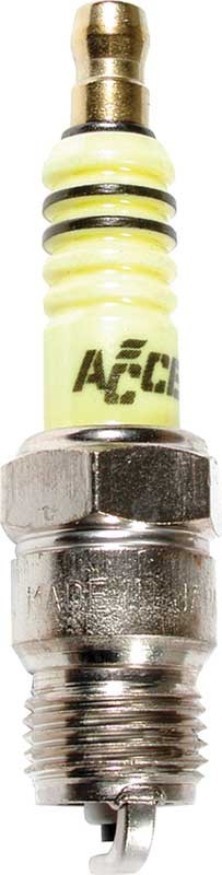 Accel Shorty Spark Plug Set Of 8 0437S 14mm Thread .375 Reach Gasket Seat