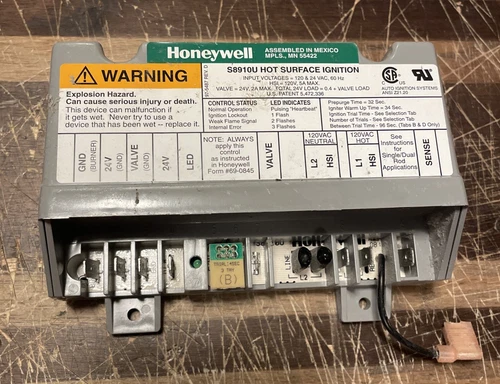 HONEYWELL S8910U FURNACE IGNITION CONTROL MODULE