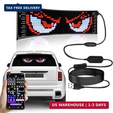 Devil Eyes Light for Cars,Programmable LED Sign,LED Sign for Car,Bluetooth APP C